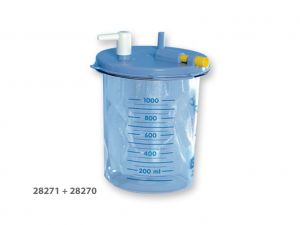 GI-28271 - SACCA MONOUSO 1 litro con coperchio, per 28270