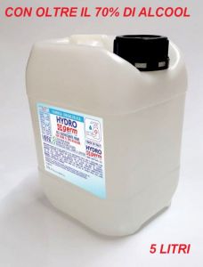 T799052-TAN5 Hydrogerm Gel igienizzante in tanica da 5 litri base idralcolica oltre il 70% 
