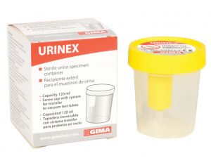 GI-25969 - CONTENITORE URINE PLUS 120 ml con campionatore